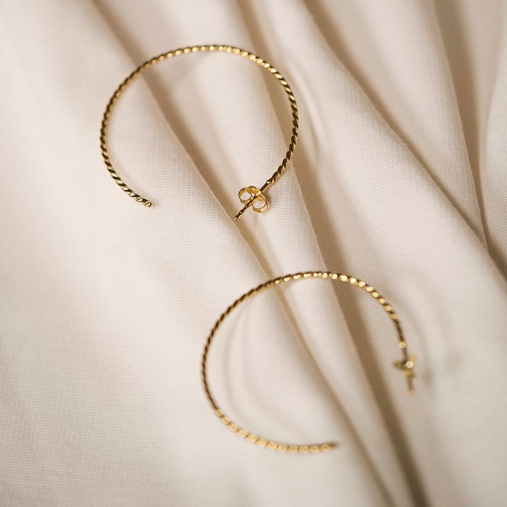 Creoles Yasmin (gold plated)