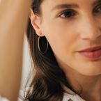 Creoles Yasmin (gold plated)