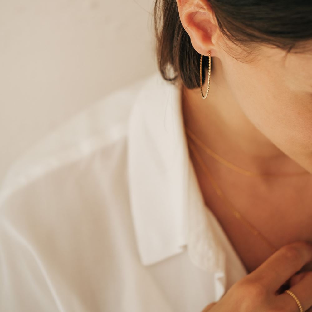 Creoles Yasmin (gold plated)