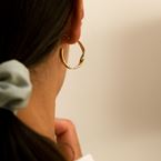 Creoles Nouria (gold plated)