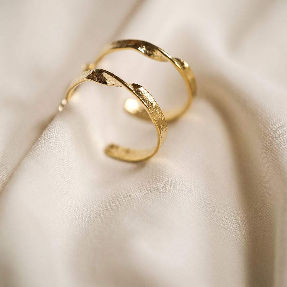 Creoles Nouria (gold plated)