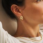 Creoles Salma (gold plated)