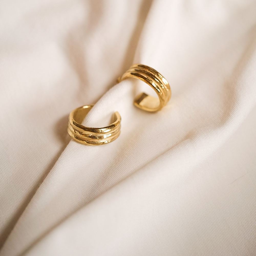 Creoles Salma (gold plated)