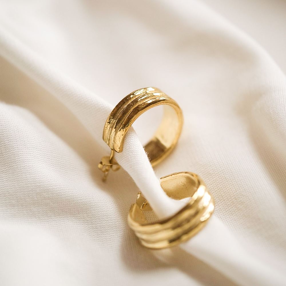 Creoles Salma (gold plated)