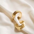 Creoles Salma (gold plated)