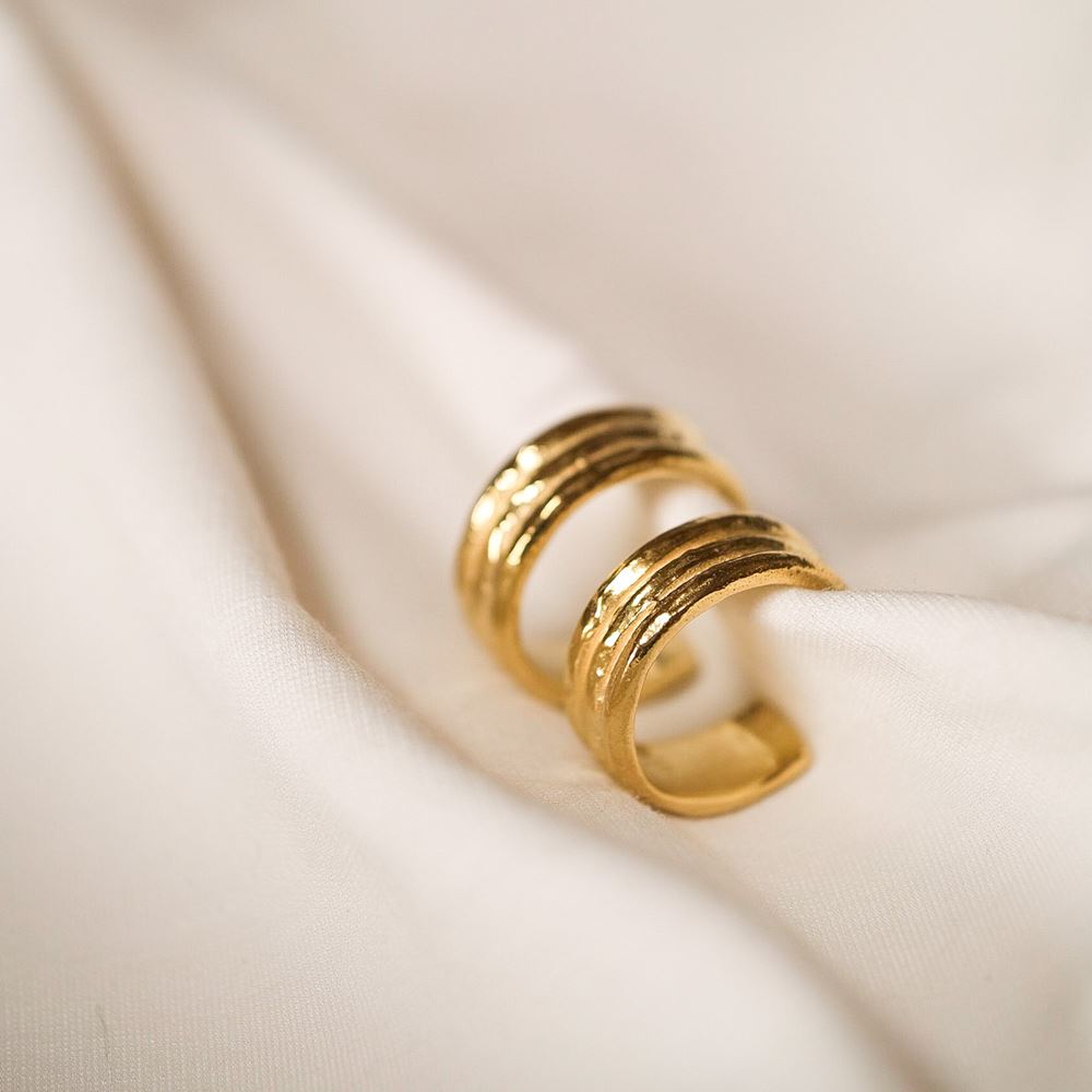 Creoles Salma (gold plated)