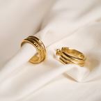 Creoles Salma (gold plated)