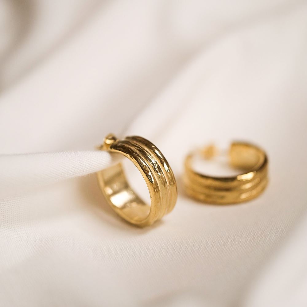 Creoles Salma (gold plated)