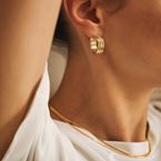 Creoles Salma (gold plated)