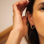 Little creoles Najima (gold plated)