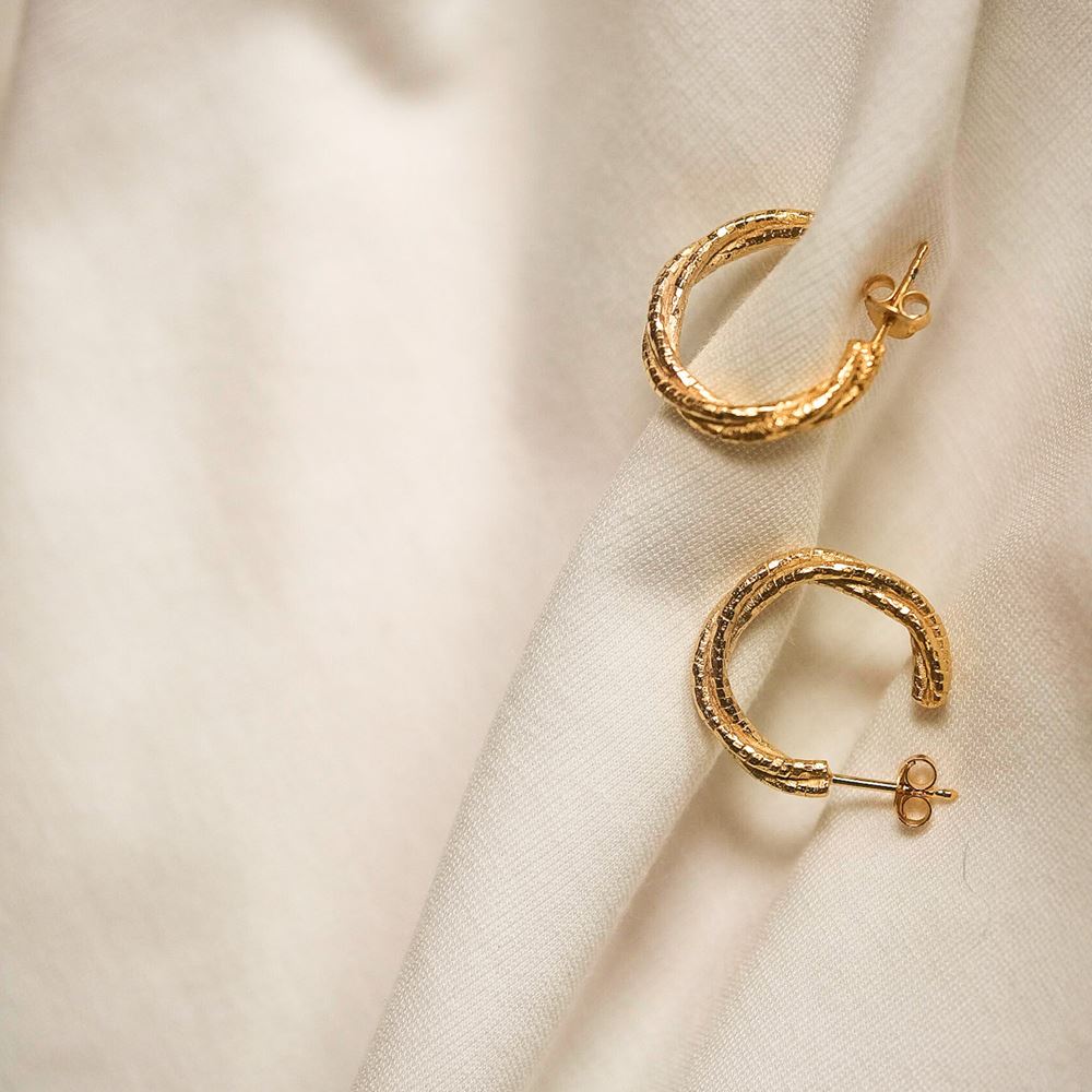 Little creoles Najima (gold plated)