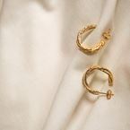 Little creoles Najima (gold plated)