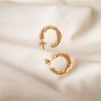 Little creoles Najima (gold plated)