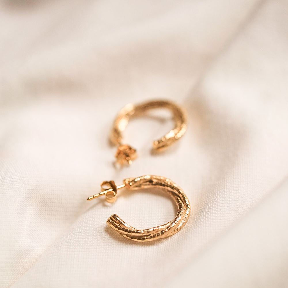 Little creoles Najima (gold plated)