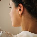 Little creoles Najima (gold plated)