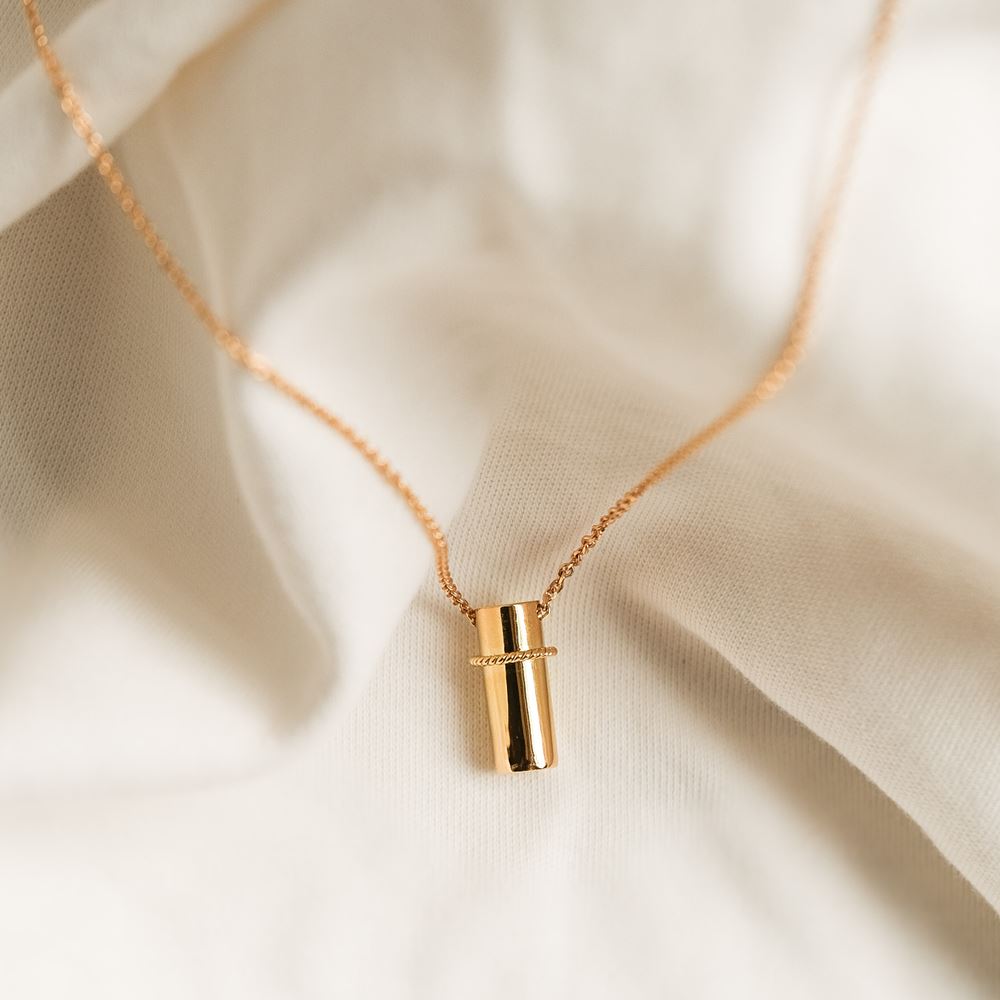 Necklace "The Messenger" (gold plated)