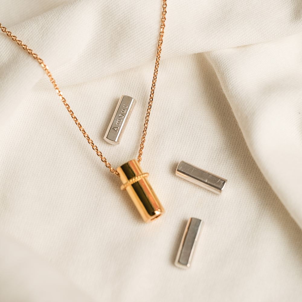 Necklace "The Messenger" (gold plated)