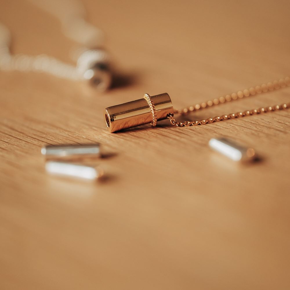 Necklace "The Messenger" (gold plated)