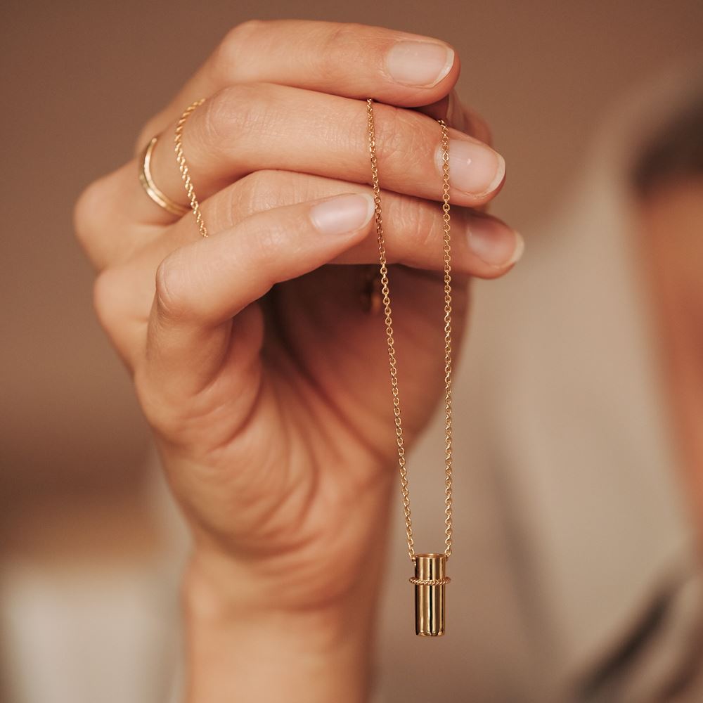 Necklace "The Messenger" (gold plated)