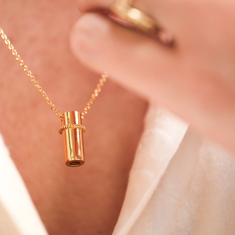 Necklace "The Messenger" (18k gold)