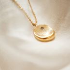 Necklace Intuition (gold plated)
