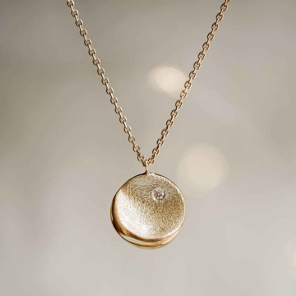 Necklace Intuition (gold plated)