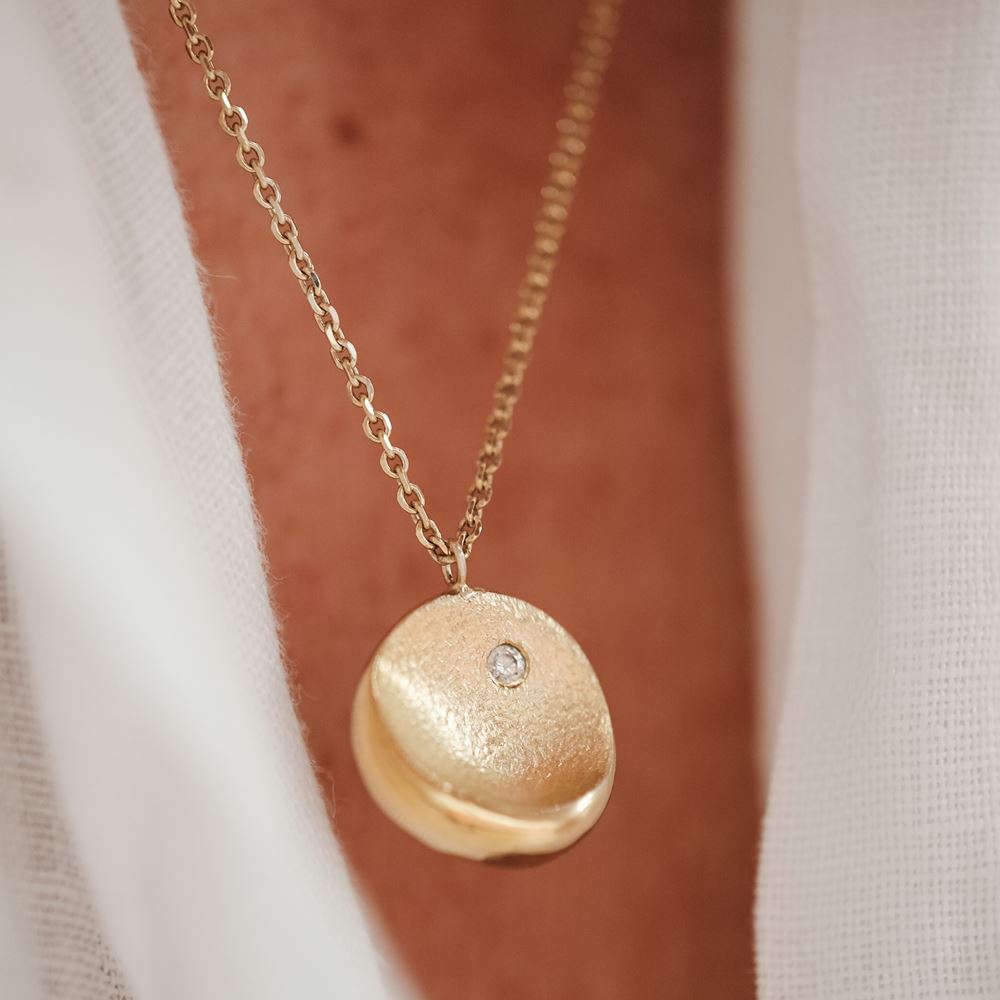 Necklace Intuition (gold plated)