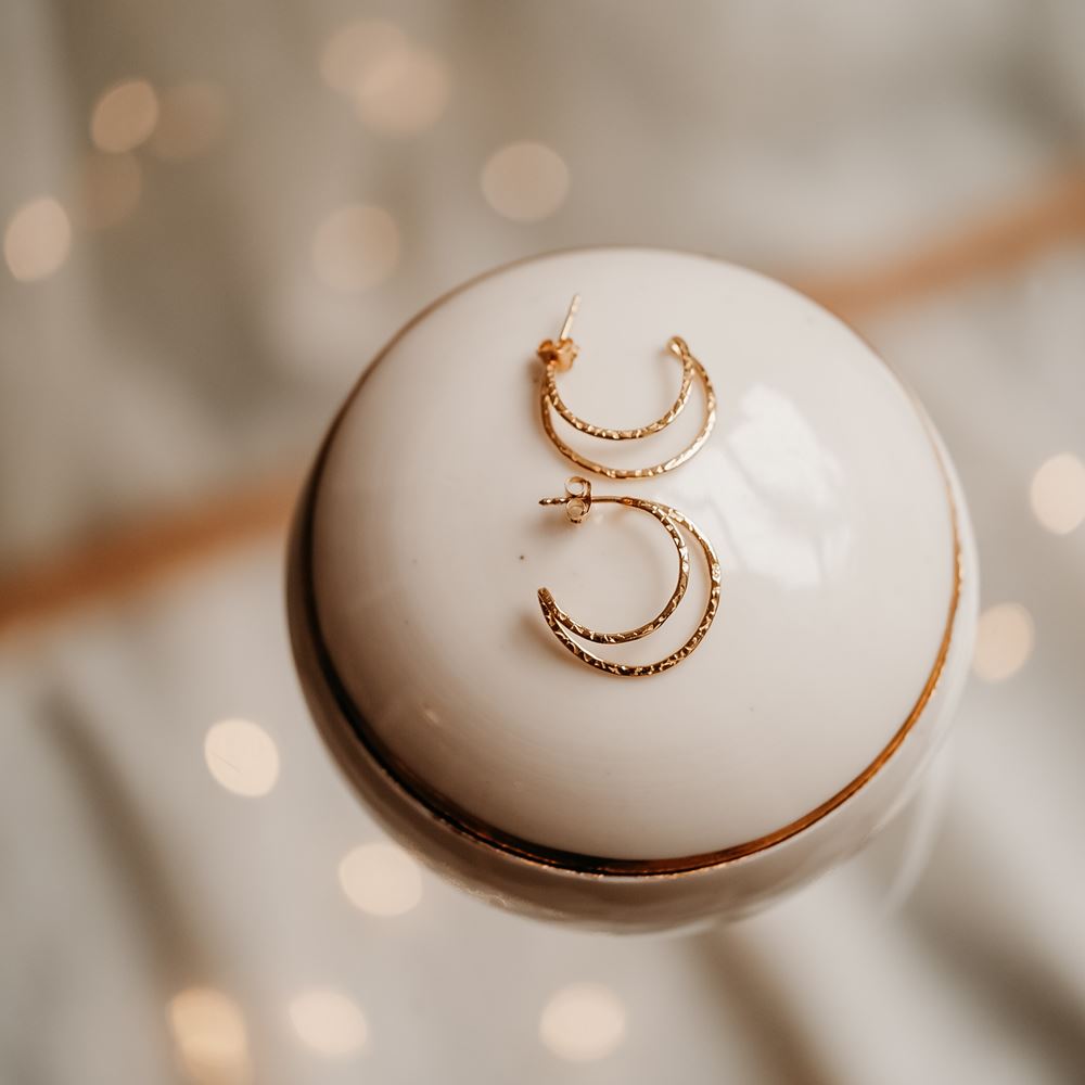 Earrings Célestine (gold plated)