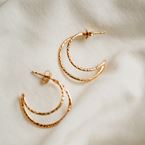 Earrings Célestine (gold plated)