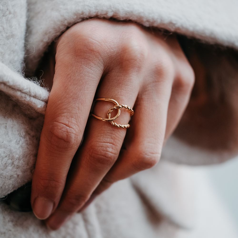 Ring L'attachante (gold plated)