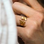 Ring Flora (verguld)