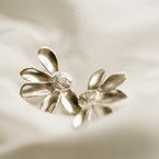 Boucles d'oreilles Capucine (argent 925)