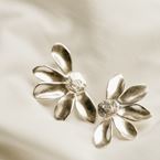 Boucles d'oreilles Capucine (argent 925)