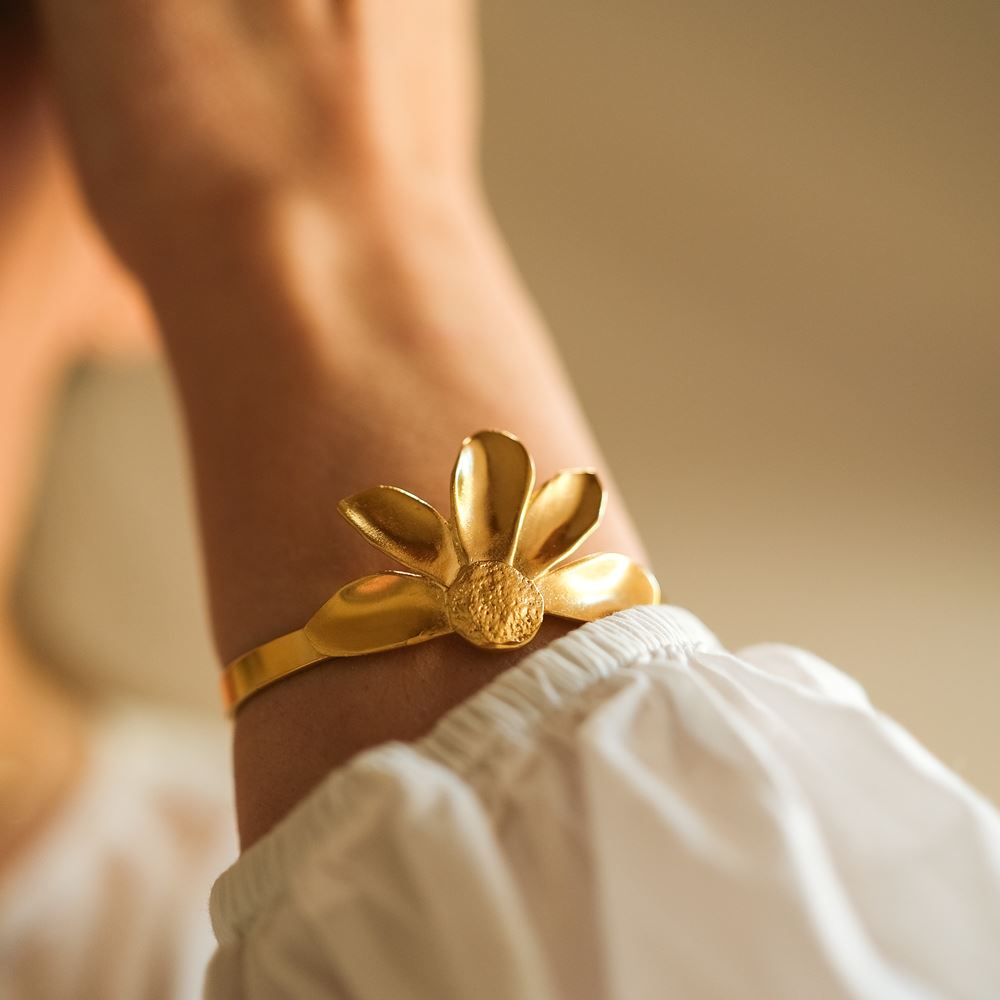 Jonc Dahlia (argent 925)