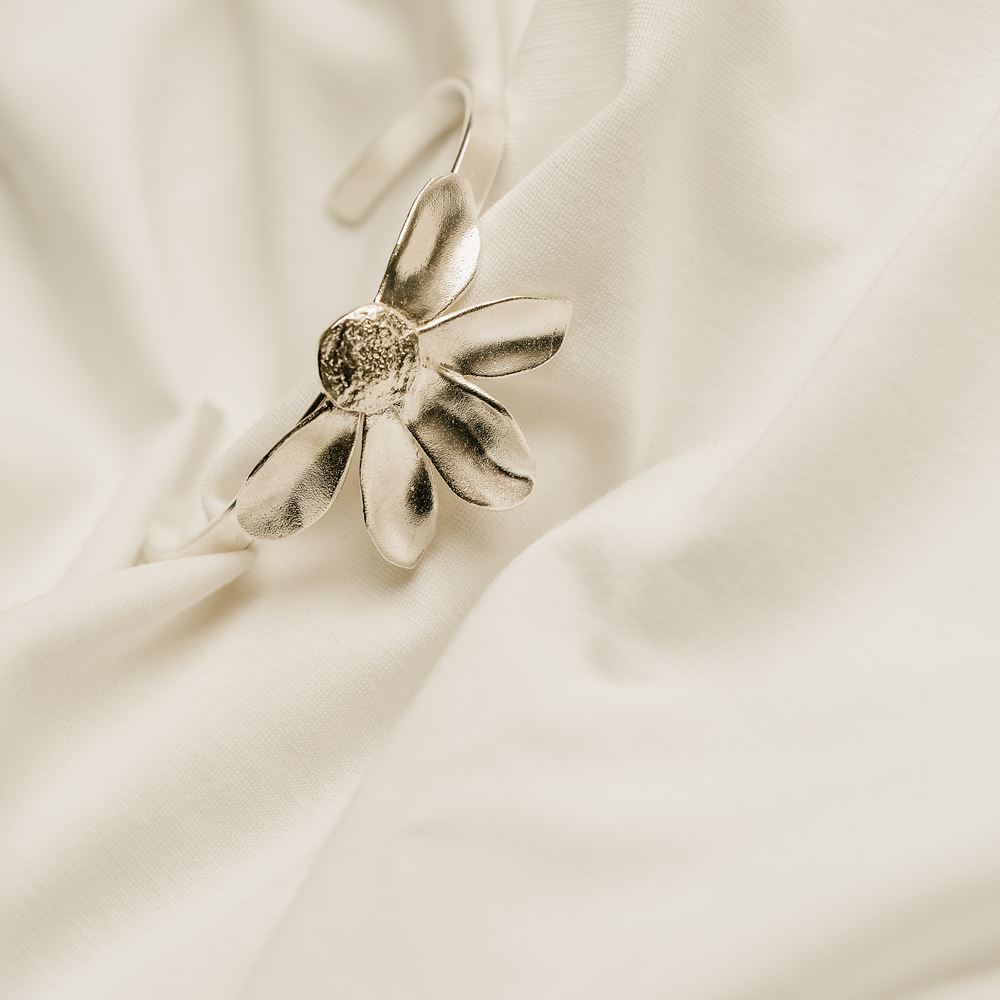 Jonc Dahlia (argent 925)