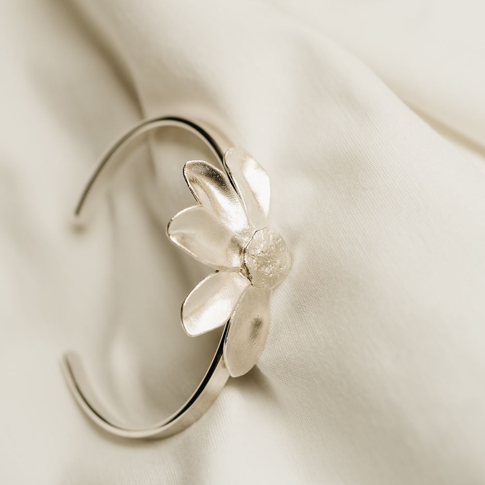 Jonc Dahlia (argent 925)