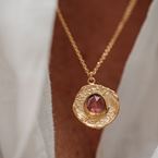 Halsketting Aura - Liefde (verguld)