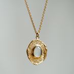 Collier Aura - Sérénité (plaqué or)