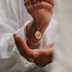 Collier Aura - Sérénité (plaqué or)