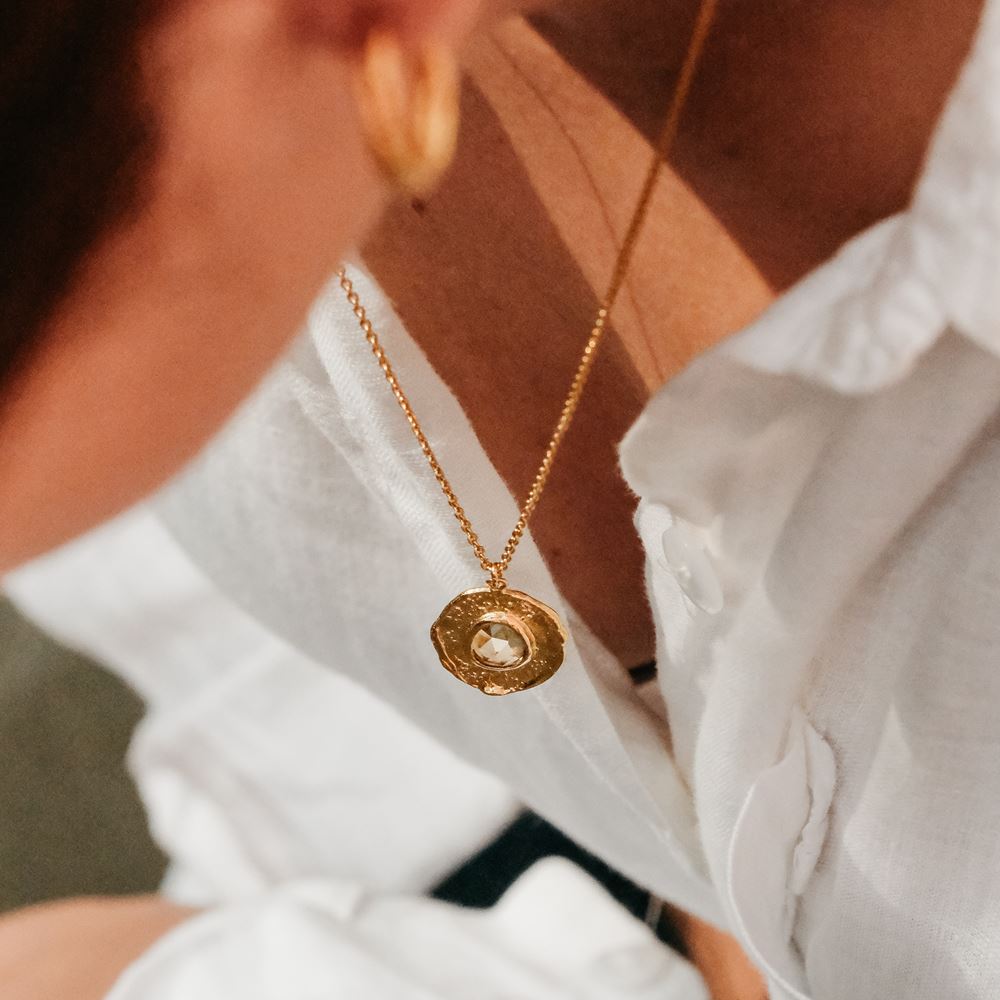 Collier Aura - Joie de vivre (plaqué or)