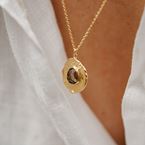 Collier Aura - Ancrage (plaqué or)