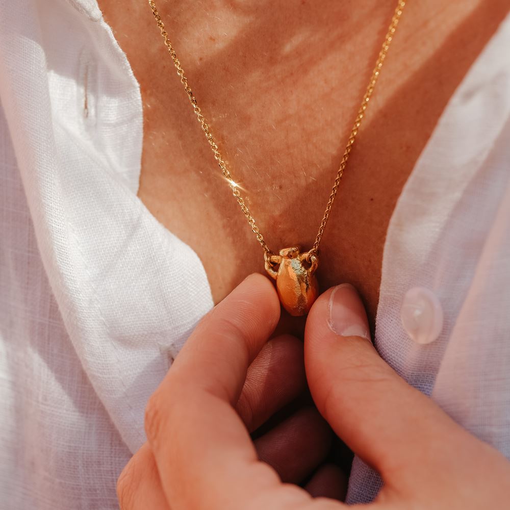 Halsketting Athena (verguld)