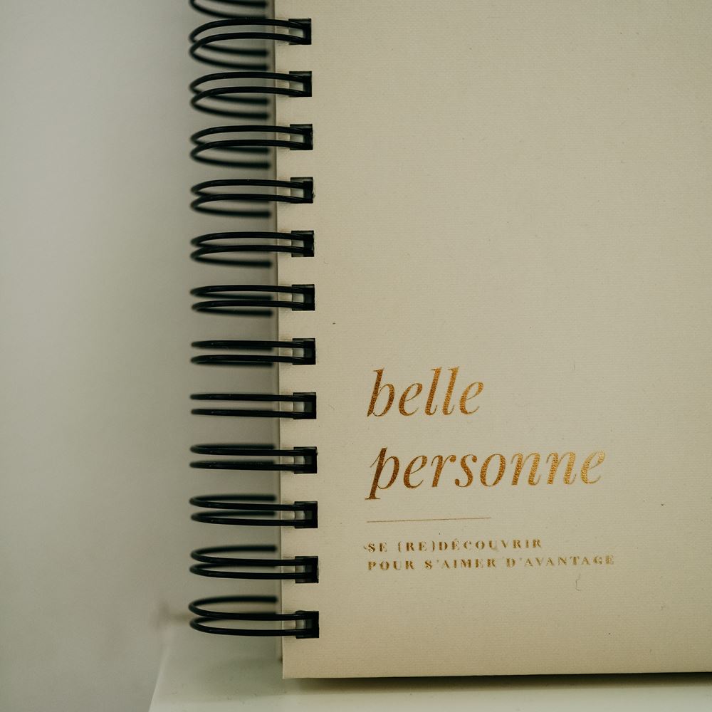 Carnet "Belle Personne: se (re)découvrir pour s'aimer davantage"