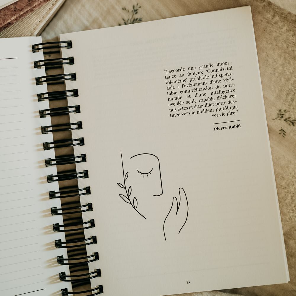 Carnet "Belle Personne: se (re)découvrir pour s'aimer davantage"