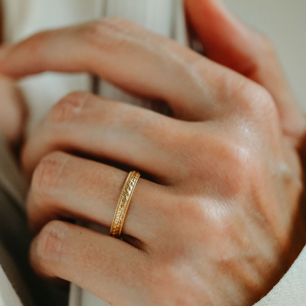 Bague Belle Personne (plaqué or)