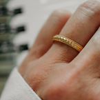 Bague Belle Personne (plaqué or)