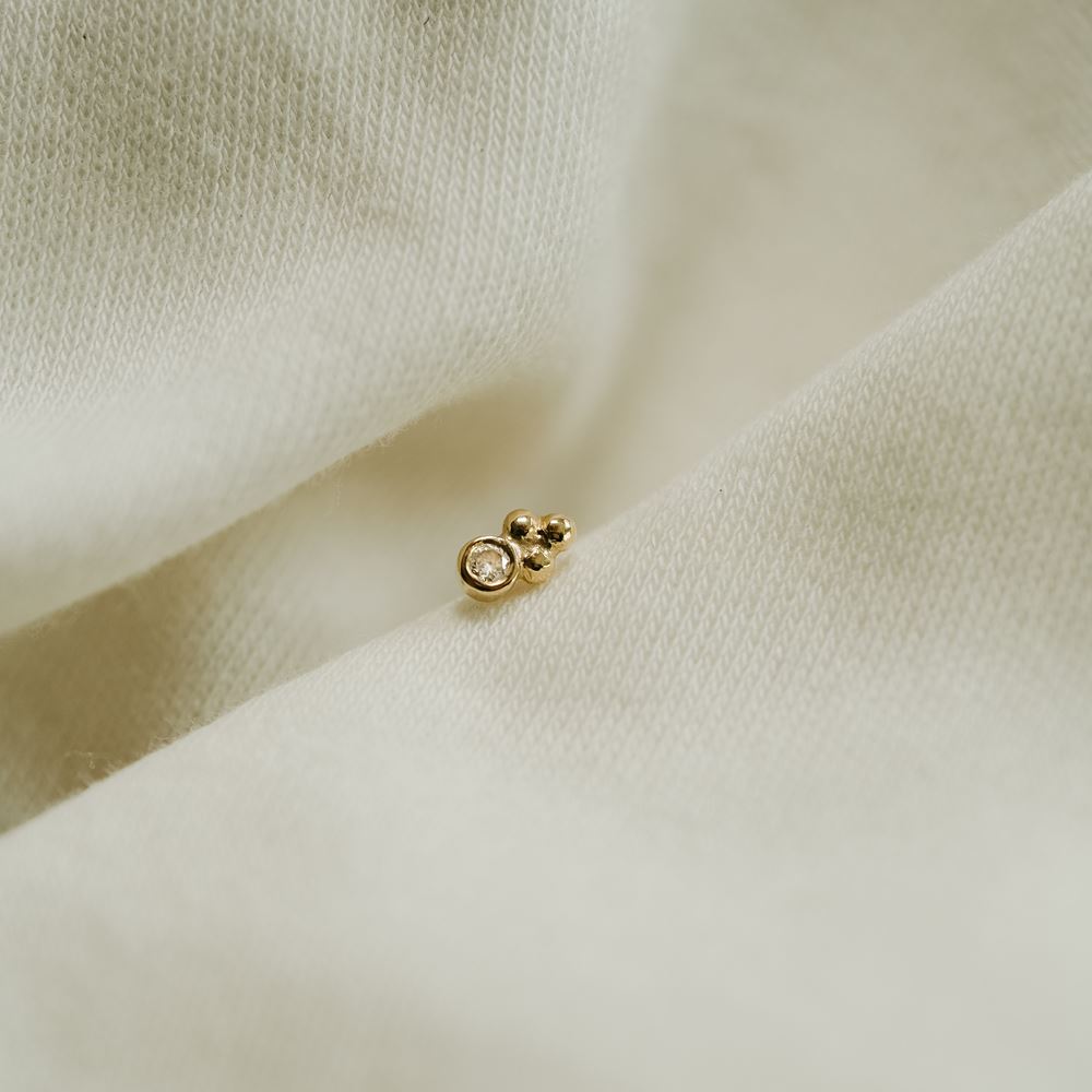 Boucle d'oreille Fée Ornella (or 18k)