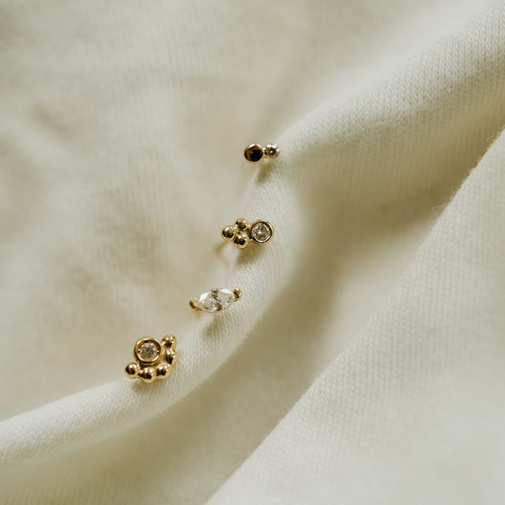 Boucle d'oreille Fée Ornella (or 18k)