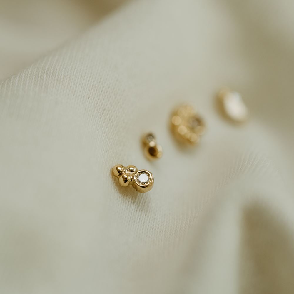 Boucle d'oreille Fée Ornella (or 18k)