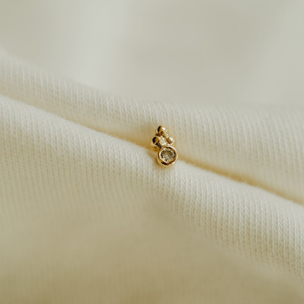 Boucle d'oreille Fée Ornella (or 18k)